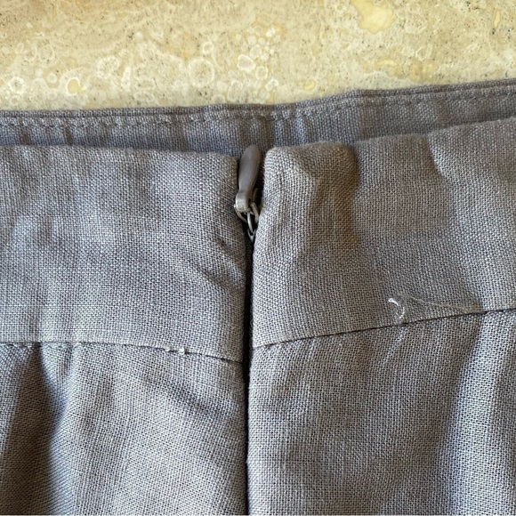 Target Mossimo Supply Taupe Linen ruffle Pencil Skirt - 4 - Picture 6 of 7